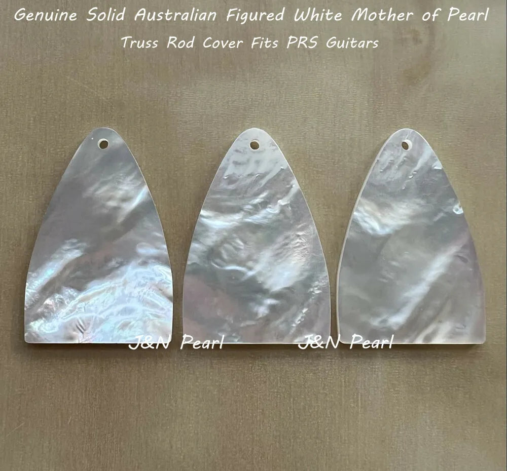1pc Solid White Mother of Pearl Truss Rod Cover Fits PRS Guitars