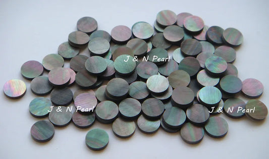 100pcs+5pcs Free 6.0mm Black Mother of Pearl Guitar Banjo Fingerboard Inlay Dots