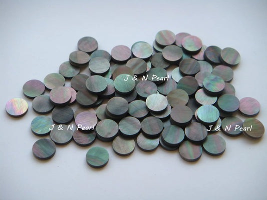 100pcs+5pcs Free 2.38mm/3/32"  Black Mother of Pearl Guitar Fretboard Inlay Dots